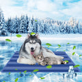2026 New Dog Cooling Mat, Cooling Mat for Dogs & Cats, Pet Cool Pad for Indoor and Outdoor Use, Washable Portable Pets Cool Pad for Dogs (Blue, 20X16In)