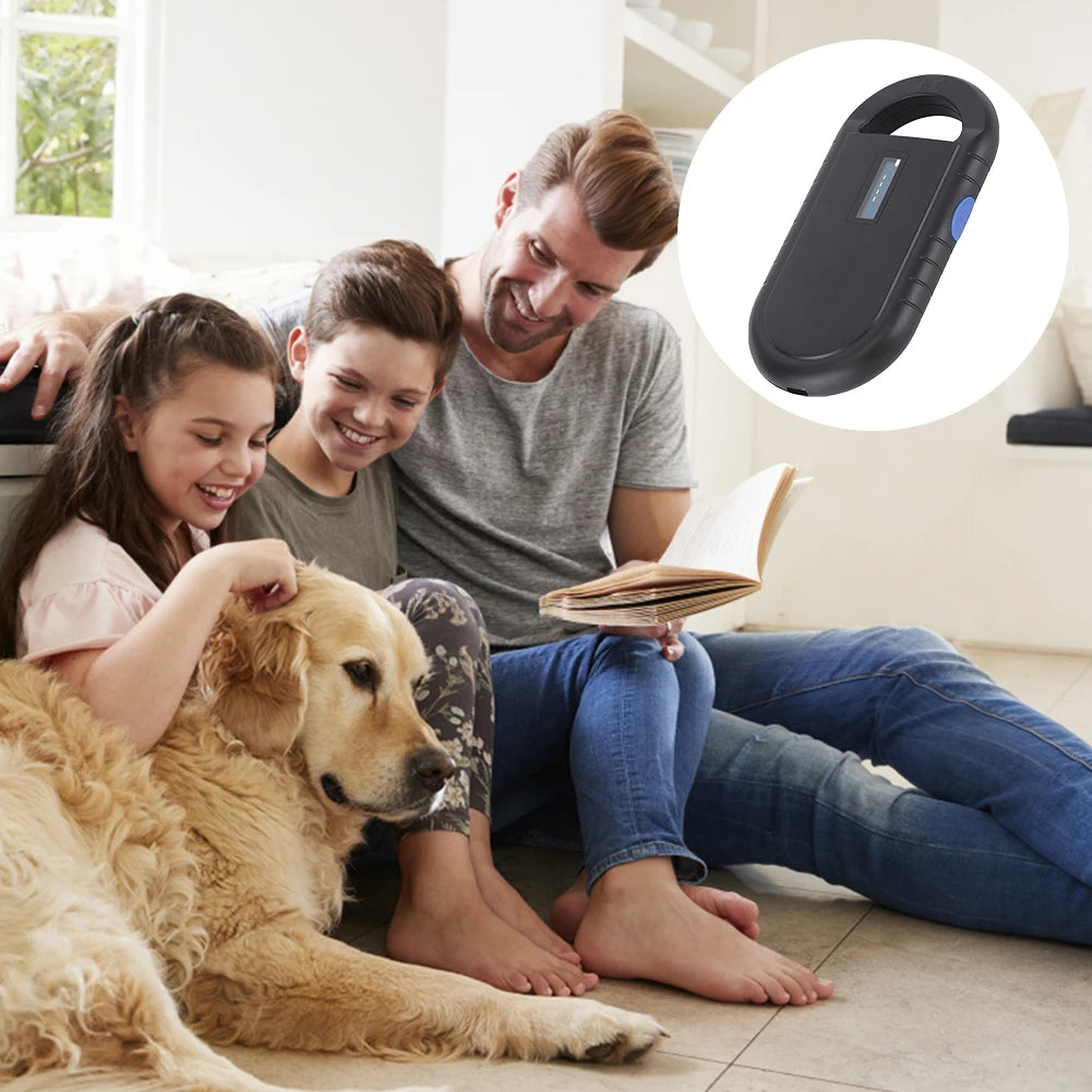Pet Microchip Scanner 134.2Khz 125Khz Micro Chip Reader Scanner Animal Tag Scanner for ISO 11784/11785 FDX-B and ID64 RFID EMID