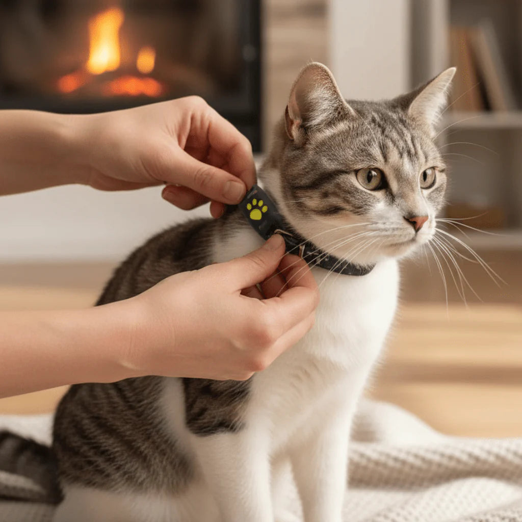 Luxora Pet GPS Tracker Collar - Real-Time Location Updates, Lightweight Design