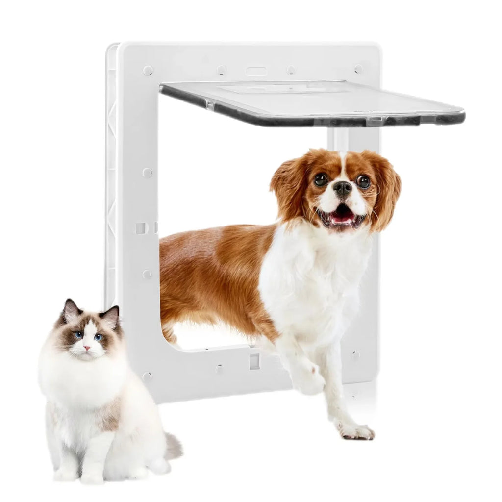 Controlled Entry / Exit Direction Pet Supplies Opening Cat/Dog Door with Flap Dogs Pet Houses & Furniture Breathable