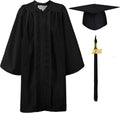 Matte Kindergarten Graduation Gown Cap Set with 2026 Tassel