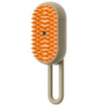 Steamy Dog Brush Electric Spray Cat Hair Brush 3 In1 Dog Steamer Brush for Massage Pet Grooming Removing Tangled and Loose Hair