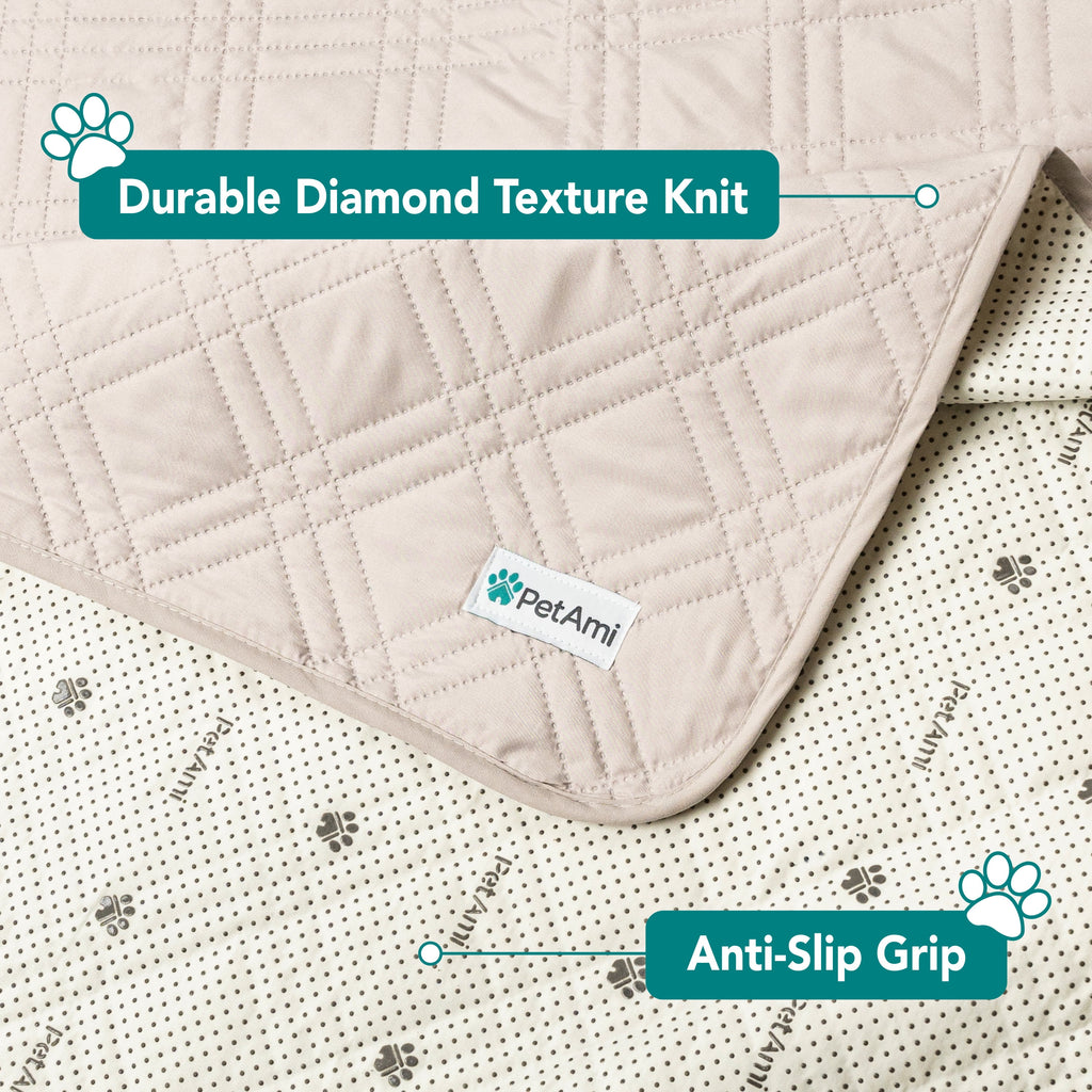 Waterproof Couch Cover for Dogs, Waterproof Pet Blanket, Reversible Furniture Cover Sofa Protector for Pet Cat Bed, Washable Waterproof Blanket Dog Cover for Couch Seat, 30X70 Beige