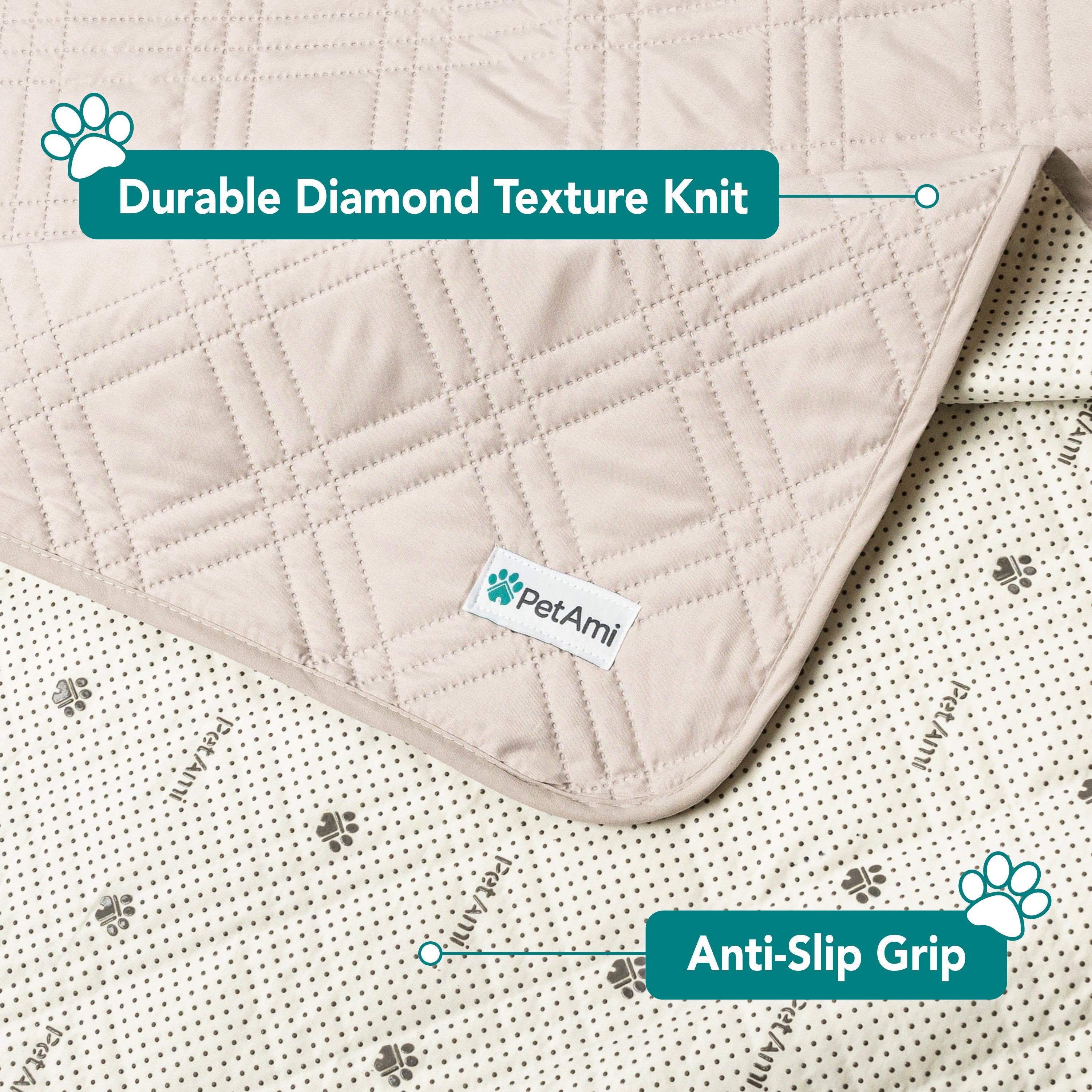 Waterproof Couch Cover for Dogs, Waterproof Pet Blanket, Reversible Furniture Cover Sofa Protector for Pet Cat Bed, Washable Waterproof Blanket Dog Cover for Couch Seat, 30X70 Beige