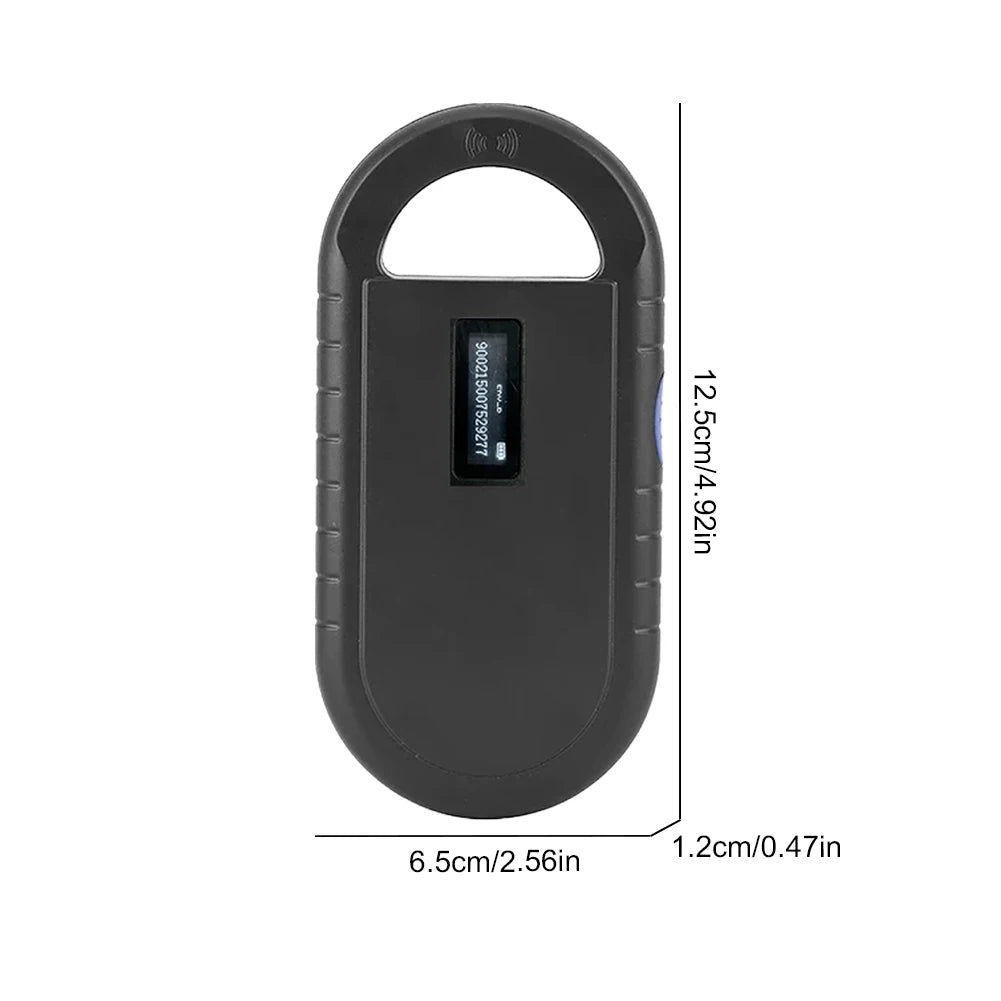 Pet Microchip Scanner 134.2Khz 125Khz Micro Chip Reader Scanner Animal Tag Scanner for ISO 11784/11785 FDX-B and ID64 RFID EMID