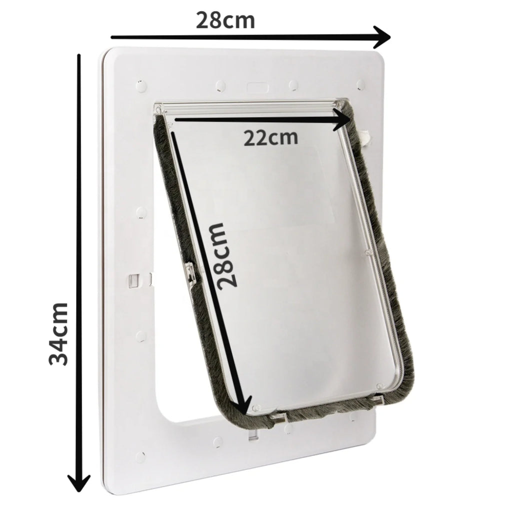 Controlled Entry / Exit Direction Pet Supplies Opening Cat/Dog Door with Flap Dogs Pet Houses & Furniture Breathable
