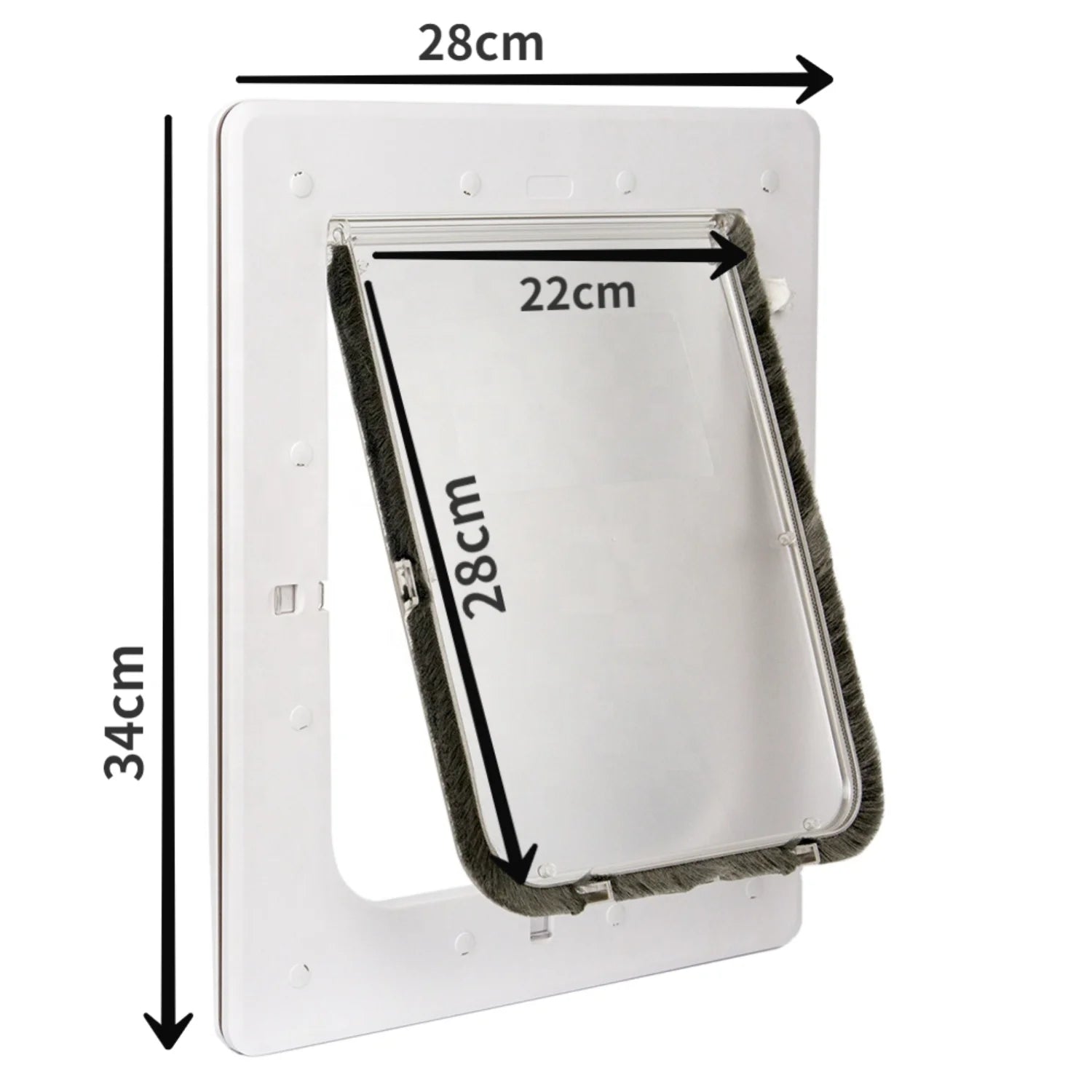 Controlled Entry / Exit Direction Pet Supplies Opening Cat/Dog Door with Flap Dogs Pet Houses & Furniture Breathable