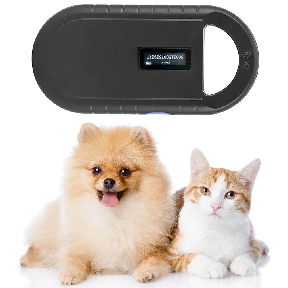 Pet Microchip Scanner 134.2Khz 125Khz Micro Chip Reader Scanner Animal Tag Scanner for ISO 11784/11785 FDX-B and ID64 RFID EMID